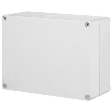 ELEKTRO-PLAST 2717-00 junction box with smooth side wall, 220x170x107mm, gray, IP65