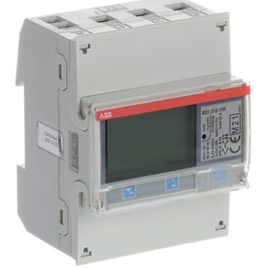 ABB 2CMA100169R1000 B23 312-100 Háromfázisú fogyasztásmérő, 3x230/400V AC; 2 bemenet - 2 kimenet; 4 tarifás; direkt mérés (65A)