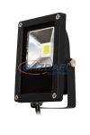 COMMEL 306-212 „Slim” LED lapos fényvető, 10W, IP65, Meleg fehér