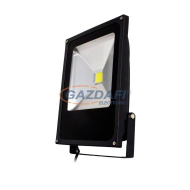 COMMEL 306-232 „Slim” LED lapos fényvető, 30W, IP65, Meleg fehér