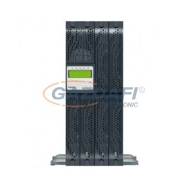 LEGRAND 310056 DAKER DK 4,5 kVA - BEM: 3x4mm2 KIM:3x4mm2 USB + RS232 SNMP szlot online kettős konverziós szünetmentes torony/rack (UPS)