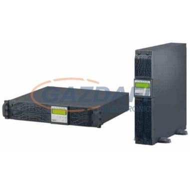 LEGRAND 310057 DAKER DK 6 kVA - BEM: 3x6mm2 KIM: 3x6mm2 USB + RS232 SNMP szlot online kettős konverziós szünetmentes torony/rack (UPS)