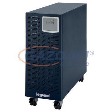 LEGRAND 310125 KEOR-S LTR 3 kVA 8 perc BEM: 3x2,5mm2 KIM: 3x2,5mm2 RS232 SNMP szlot online kettős konverziós szünetmentes torony (UPS)