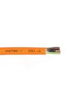 H05BQ-F 5x1mm2 Construction cable with rubber insulated cores PUR 300 / 500V orange