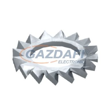 OBO 3404056 DIN 6798 A M5 G Fogazott Alátét M5 galvanikusan horganyzott acél