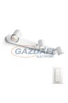 PHILIPS Adore Hue 34361/31/P7 intelligens vezérelhető LED fürdőszobai tripla lámpatest, 3x5.5W 3x250Lm 2200-6500K, fehér IP44 GU10