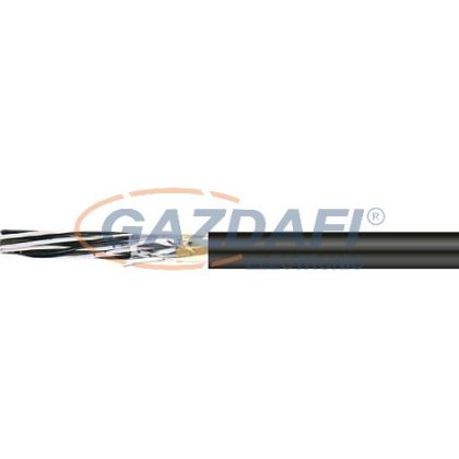   RE-2Y(St)Yv-fl 4x2x1,3mm2 Árnyékolt műszerkábel RM 300/500V fekete