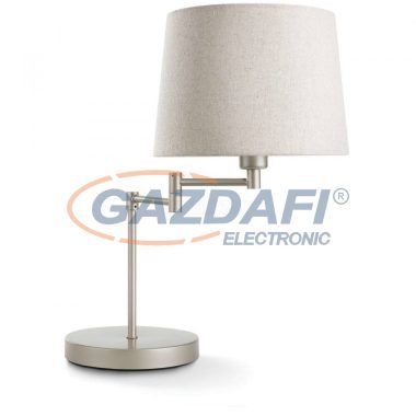 PHILIPS Donne 3613238E7 asztali lámpa, 1x40W 230V E27, fehér