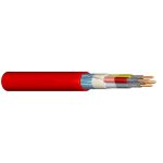   JB-H(St)H 1x2x1mm2 halogen free, shielded flame resistant telecommunication wire Bd FE180/E90 with 90 minutes function retention 225V red