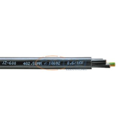 YSLY-Oz 4x1,5mm2 Vezérlőkábel 0,6/1kV fekete