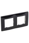 LEGRAND 397052 Niloé double frame, onyx black