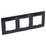 LEGRAND 397053 Niloé triple frame, onyx black