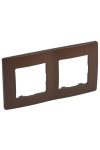 LEGRAND 397072 Niloé double frame, cocoa brown