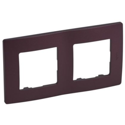 LEGRAND 397082 Niloé double frame, eggplant purple