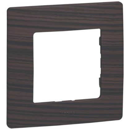 LEGRAND 397091 Niloé single frame, dark wood decor