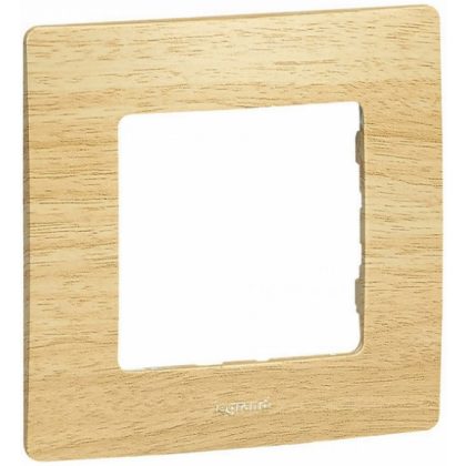 LEGRAND 397095 Niloé single frame, light wood decor