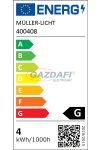 MÜLLER LICHT 400408 ST64 LED fényforrás, E27, 4W, 250Lm, 240V, 2000K, 64x140mm