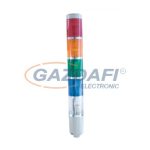 ELMARK jelzőoszlop + sziréna, 12W, 12V, piros-sárga-zöld