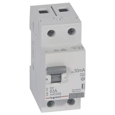 Comutator de protecție curent LEGRAND 402038 RX3 2P 63A A 30MA