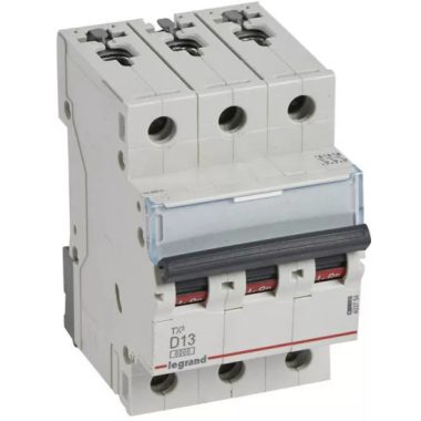 LEGRAND 403754 TX3 circuit breaker 3P D13 6000A/6kA BIC