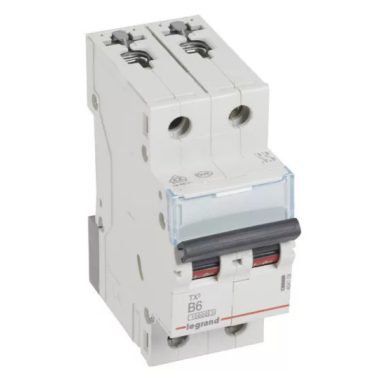 LEGRAND 404109 TX3 circuit breaker 2P B6 10000A/10kA BIC