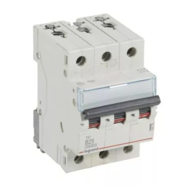 LEGRAND 404128 TX3 circuit breaker 3P B25 10000A/10kA BIC