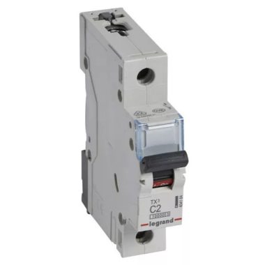 LEGRAND 404164 TX3 circuit breaker 1P C2 10000A/10kA BIC