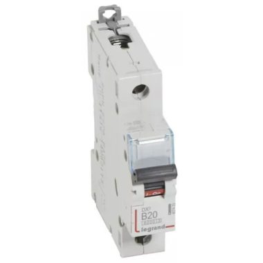 LEGRAND 407433 DX3 circuit breaker 1P B20 6000A/10kA