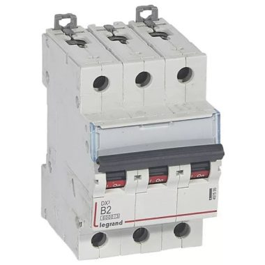 LEGRAND 407555 DX3 circuit breaker 3P B2 6000A/10kA