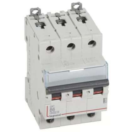 LEGRAND 407558 DX3 circuit breaker 3P B6 6000A/10kA