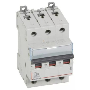 LEGRAND 407562 DX3 circuit breaker 3P B20 6000A/10kA