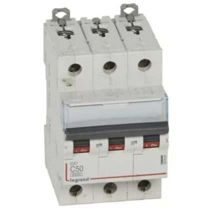 LEGRAND 407864 DX3 circuit breaker 3P C50 6000A/10kA