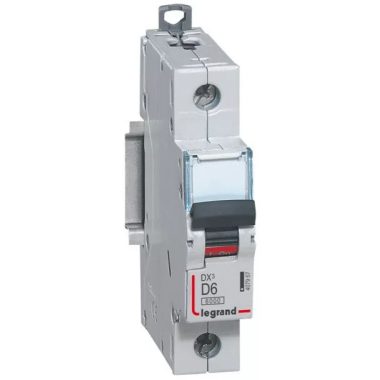 LEGRAND 407967 DX3 circuit breaker 1P D6 6000A/10kA