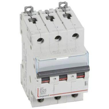 LEGRAND 408091 DX3 circuit breaker 3P D25 6000A/10kA