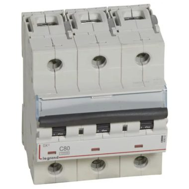 LEGRAND 408662 DX3 circuit breaker 3P C80 10000A/16kA