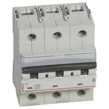 LEGRAND 408662 DX3 circuit breaker 3P C80 10000A/16kA