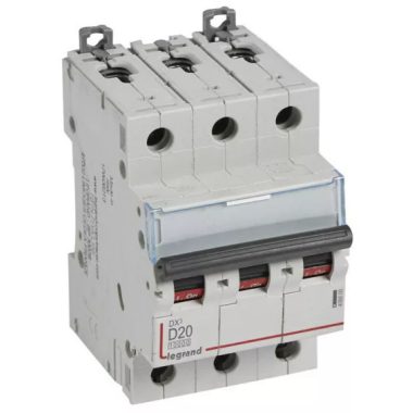 LEGRAND 409500 DX3 circuit breaker 3P D20 10000A / 16 kA