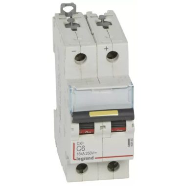 LEGRAND 409565 DX3-DC DC circuit breakers 2P C6 16KA