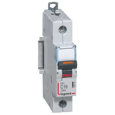 LEGRAND 409755 DX3 circuit breaker 25kA 1P 230/400V~ C16