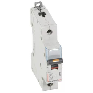 LEGRAND 409756 DX3 circuit breaker 25kA 1P 230/400V~ C20