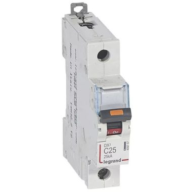 LEGRAND 409757 DX3 circuit breaker 25kA 1P 230/400V~ C25