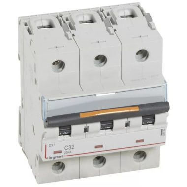 LEGRAND 409784 DX3 circuit breaker 25kA 3P 400V~ C32