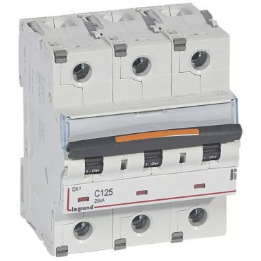 LEGRAND 409790 DX3 circuit breaker 25kA 3P 400V~ C125