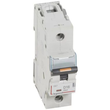 LEGRAND 409807 DX3 circuit breaker 25kA 1P 230/400V~ D16