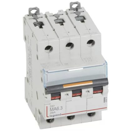 LEGRAND 409879 DX3 circuit breaker 25kA 3P 400V~ MA6,3