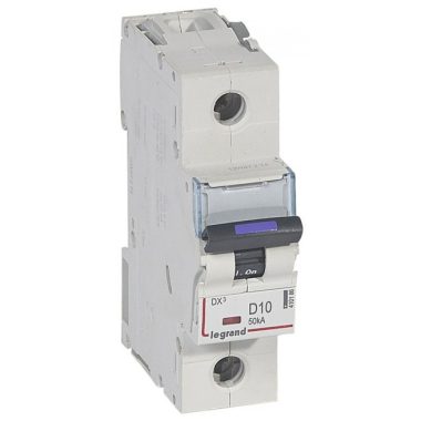 LEGRAND 410186 DX3 circuit breaker 50kA 1P 230/400V~ D10