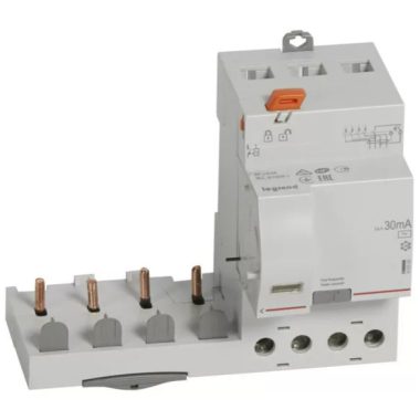 LEGRAND 410500 DX3 current protection relay 4P 400V~ AC 63A 30mA