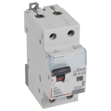 LEGRAND 411305 DX3 1P + N Combined Circuit BreakerR B20 10000A / 10kA 30MA Hpi