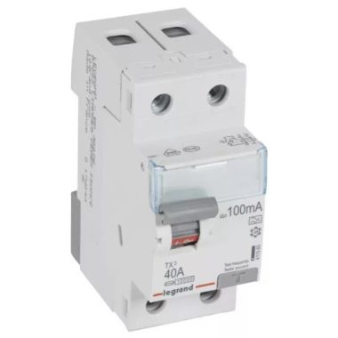 LEGRAND 411565 TX3 circuit breaker 2P 40A 100MA A