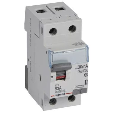 LEGRAND 411597 TX3 circuit breaker 2P 63A 30MA A-HPI